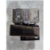 Image 3 : Antique Metal Cash Box, Combination Lock Post Office Boxes, Metal Baking Pans