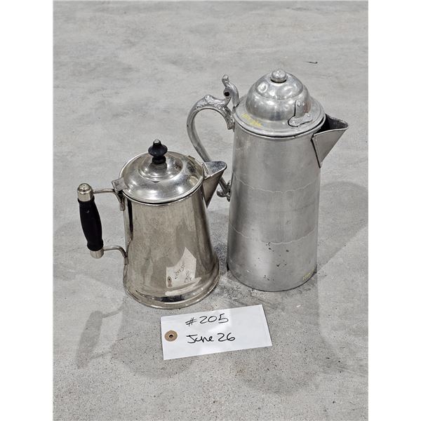 (2) Vintage Coffee Percolators