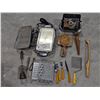 Image 1 : Misc. Vintage Kitchen Lot, inc. Press, Toaster, Grater Set, etc.