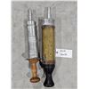 Image 1 : (2) Vintage Handheld Sausage Stuffers