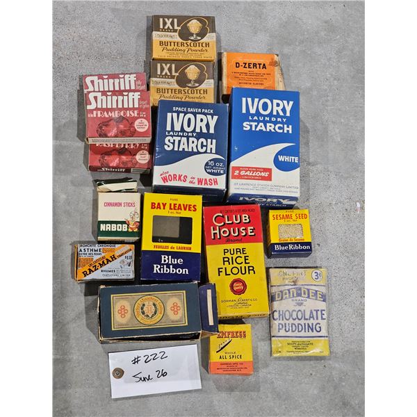 Assorted Lot of Vintage Boxes