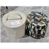 Image 1 : (2) Large Vintage Hat Boxes