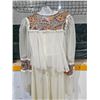 Image 3 : Beautiful Authentic Vintage Boho/Prairie Folk Art Style Ladies Gown