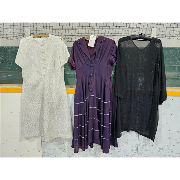 (3) Vintage Dresses