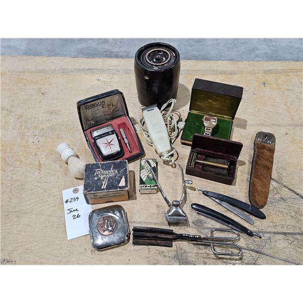 Misc. Vintage Men’s Shaving Lot etc.