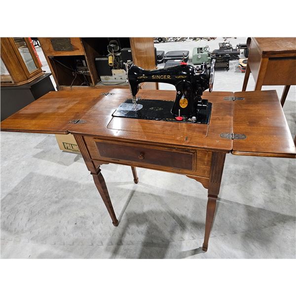 Vintage Folding Singer Sewing Machine Table