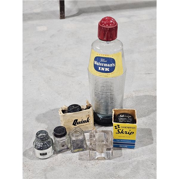 Vintage Ink Bottles etc.