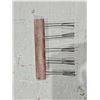 Image 4 : Vintage Teacher Lot Inc. Blackboard Chalk Holder for Making Lines, Stamp, Stapler, etc.