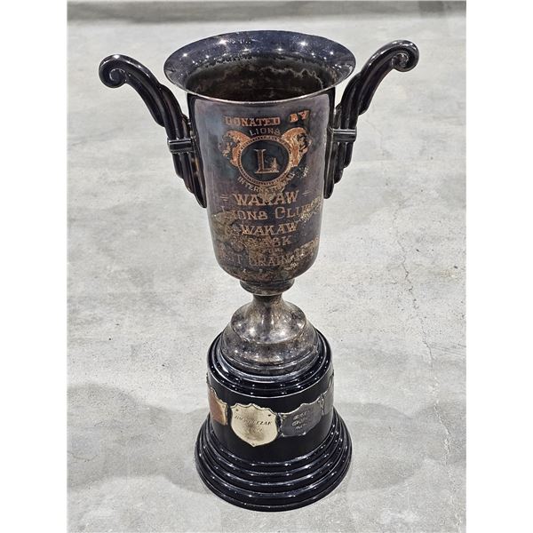 1955 Award Trophy “Best Grain Lot” Wakaw Lion’s Club