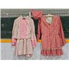 Image 1 : (2) Vintage/Antique Hand Made Ladies Outfits - Matching Dress & Pantaloons, Shirt & Skirt