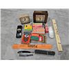 Image 1 : Misc. Vintage Lot inc. (2) Clocks, Cigarette Paper, Vintage Matchboxes etc.