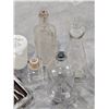 Image 2 : Misc. Vintage Lot inc. Lamp, Glass Bottles, etc.