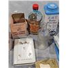Image 3 : Misc. Vintage Lot inc. Lamp, Glass Bottles, etc.