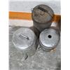 Image 2 : (3) Antique/Vintage Cream Cans