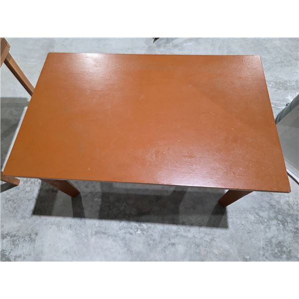 Wooden Table, 48”x 30”x 25”H