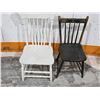 Image 1 : (2) Antique Chairs, 37”