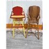 Image 1 : (2) Vintage/Antique Highchairs, 38”