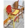 Image 2 : (2) Vintage/Antique Highchairs, 38”