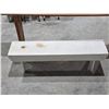 Image 2 : (2) Wooden Benches, 21” & 48”