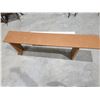 Image 3 : (2) Wooden Benches, 21” & 48”