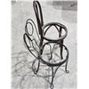 Image 2 : (2) Vintage Metal Chairs, No Seats