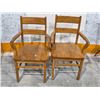 Image 1 : (2) Wooden Chairs, 36”H