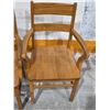 Image 3 : (2) Wooden Chairs, 36”H