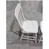 Image 2 : White Chair and Stool, 34”