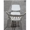 Image 4 : White Chair and Stool, 34”