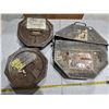 Image 1 : (3) Antique Film Reel Cases