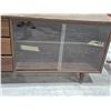 Image 2 : Vintage Buffet w/Sliding Glass – 59”x 16”x 31”H