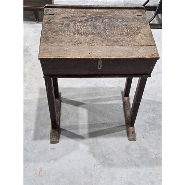 Antique Desk, 33” Tall
