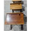 Image 3 : Row of Antique School Desks