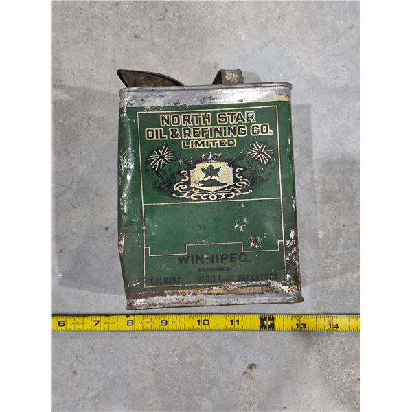 Vintage North Star Oil Tin