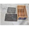 Image 1 : Vintage Wooden Pear Crate, Antique Grate, 1927 Confederation Diamond Jubilee Plaque