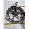 Image 3 : Antique Bucket w/ Pulley & Rope, Papers