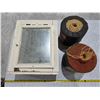 Image 1 : (2) Rolls of Antique Twine & Cabinet