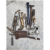 Image 1 : Lot of Antique Workshop Hand Tools, meat cleaver, etc.
