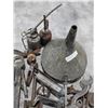 Image 4 : Vintage Galvanized Funnel, Oil Cans & Mixed Wrench Lot