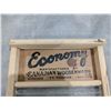 Image 2 : Vintage Canadian Economy Wood and Glass Washboard
