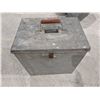 Image 1 : Vintage Galvanized ~1930 Ballot Box 17x17x12"