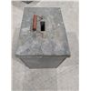 Image 3 : Vintage Galvanized ~1930 Ballot Box 17x17x12"