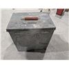Image 4 : Vintage Galvanized ~1930 Ballot Box 17x17x12"