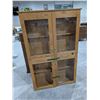 Image 1 : Wood Door Storage/Display Cabinet -60x37.5x7"