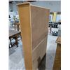 Image 5 : Wood Door Storage/Display Cabinet -60x37.5x7"