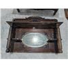 Image 6 : Antique oak Sideboard w/ mirror