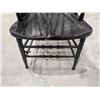 Image 3 : Vintage Black Pressed back Chair w/ Unique Design
