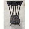 Image 1 : Vintage press back rocking Chair