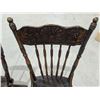 Image 2 : (2) Vintage Press back Chairs
