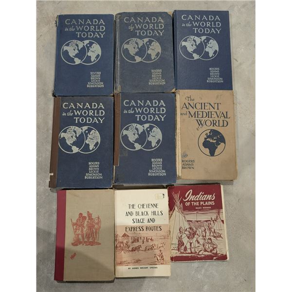 Lot of Vintage Canada In the World Today and Etc. Books